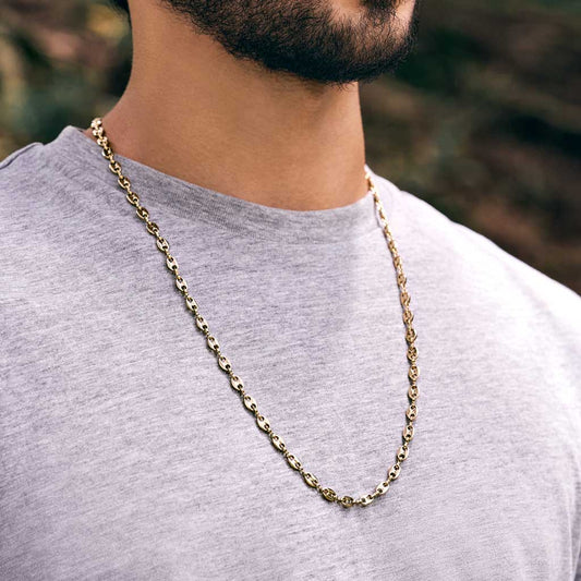 CADENA GRANO DE CAFÉ (SENCILLA) - 5.5MM