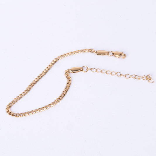 PULSERA CUBANA — 3MM — MUJER