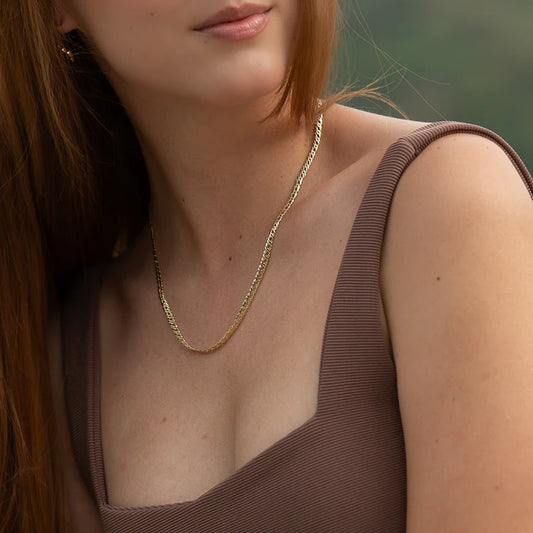 CADENA ENTRELAZADA — MUJER — 3MM