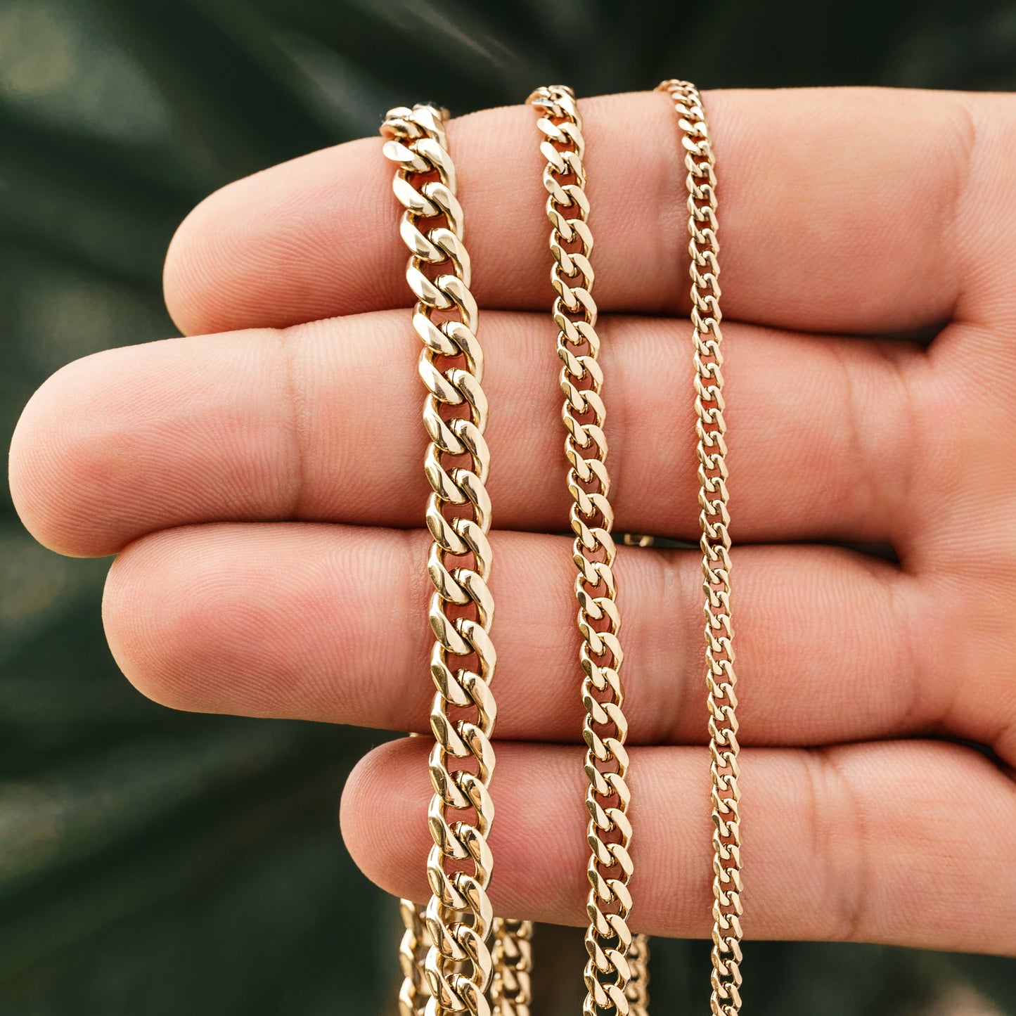 CADENA CUBANA — 3MM — HOMBRE