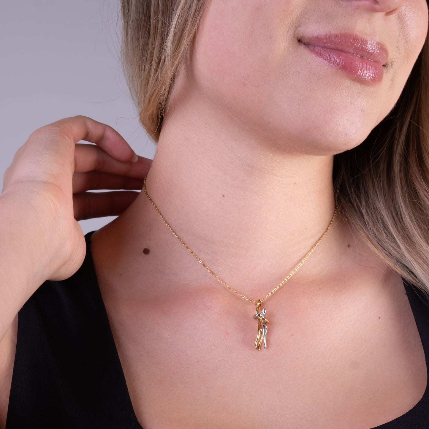 CADENA PAREJA — MUJER — 2MM
