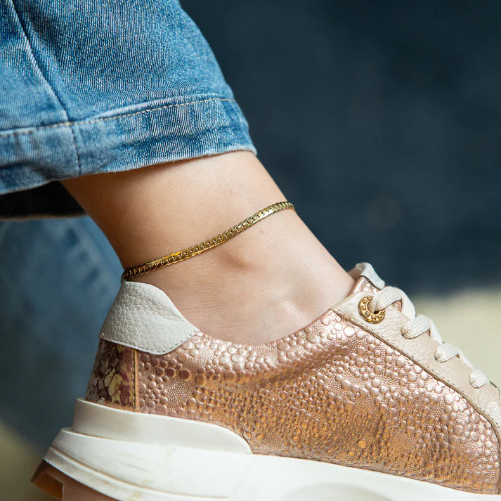 TOBILLERA SERPIENTE — (UNISEX) — 4MM