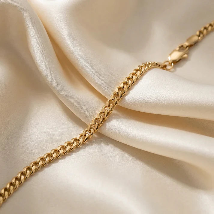 PULSERA CUBANA — 3MM — MUJER