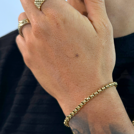 PULSERA VENECIANA — 4MM — HOMBRE