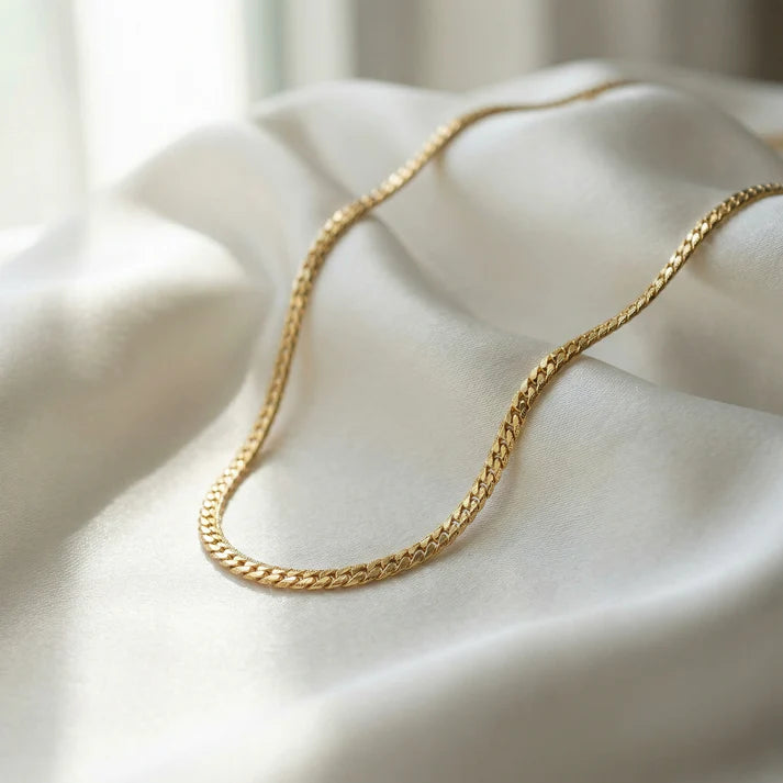 CADENA GRABADA — MUJER  — 3MM