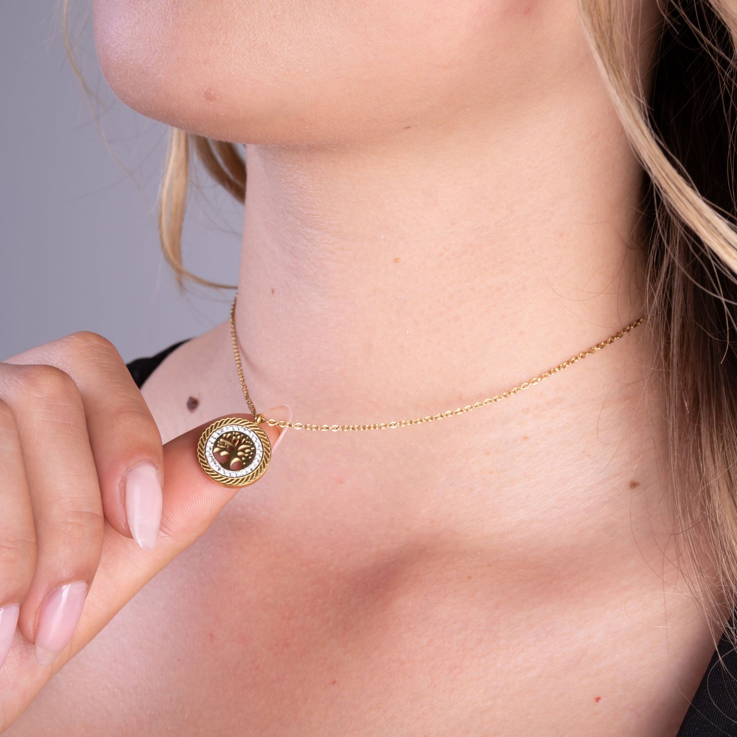 CADENA ARBOL DE VIDA — MUJER  — 2MM