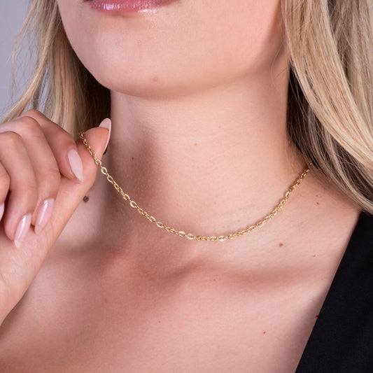 CADENA AROS — MUJER  — 3MM