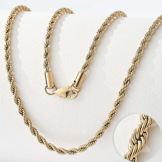 CADENA TRENZADA LAZO - 4MM