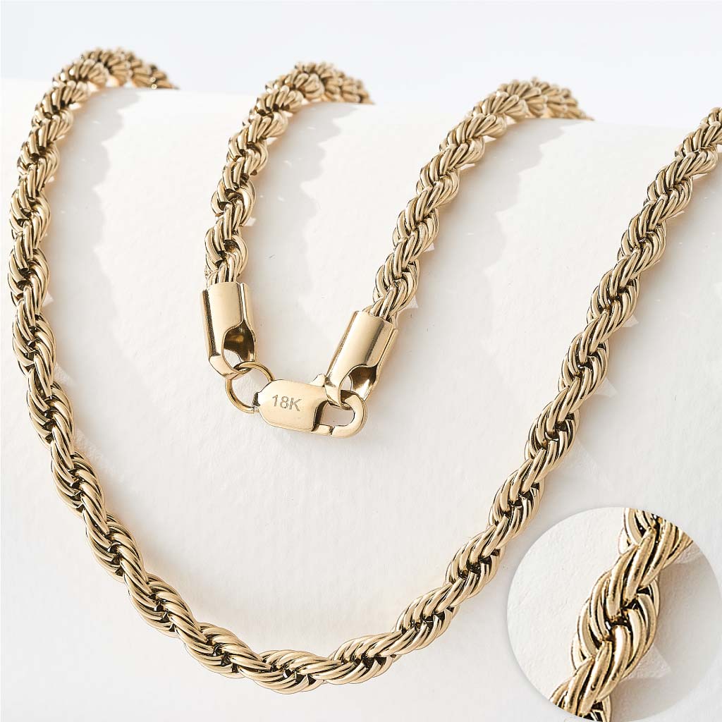 CADENA TRENZADA LAZO - 6MM