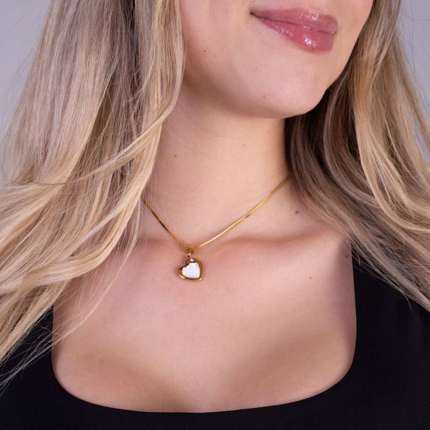CADENA CORAZÓN — MUJER — 3MM