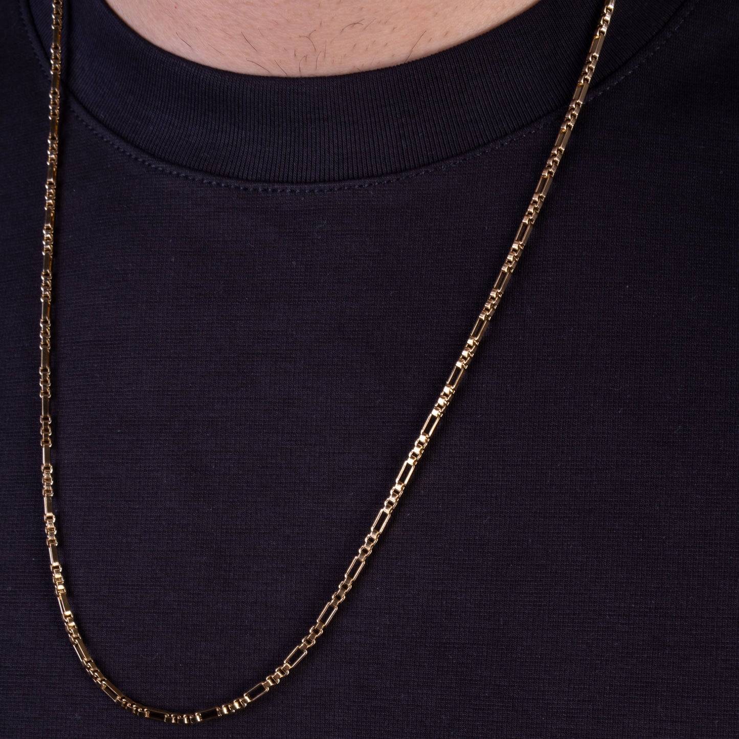 CADENA CUBOS — 3MM — HOMBRE