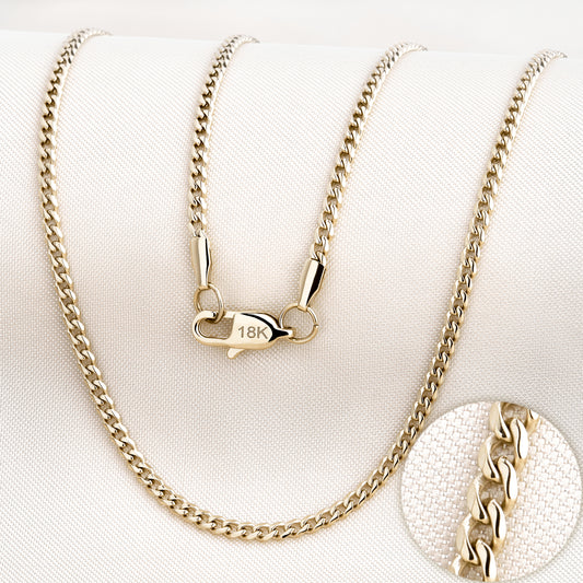 CADENA CUBANA — MUJER  — 3MM