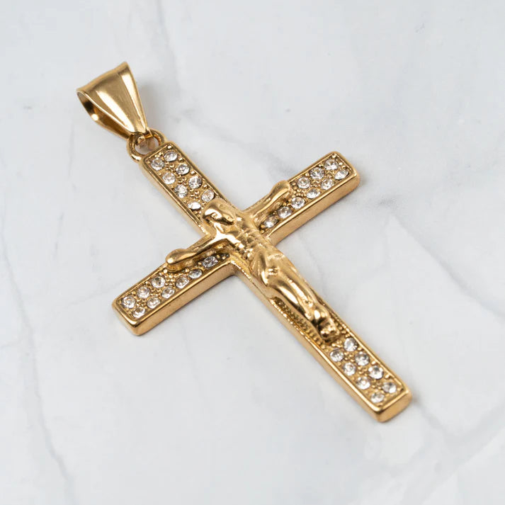 DIJE — CRISTO CON PIEDRAS