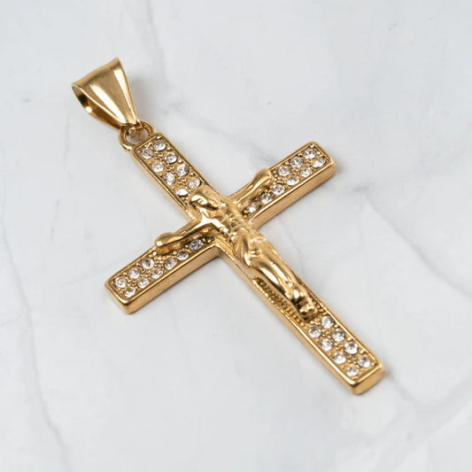 DIJE — CRISTO CON PIEDRAS