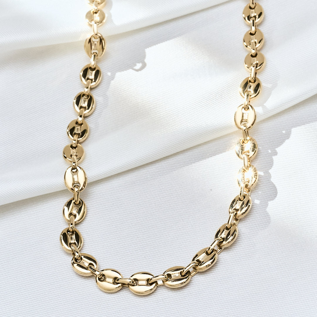 CADENA GRANO DE CAFÉ (SENCILLA) - 5.5MM