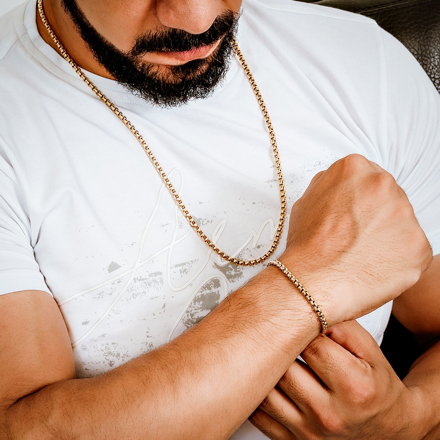 COMBO VENECIANA X2 - CADENA + PULSERA