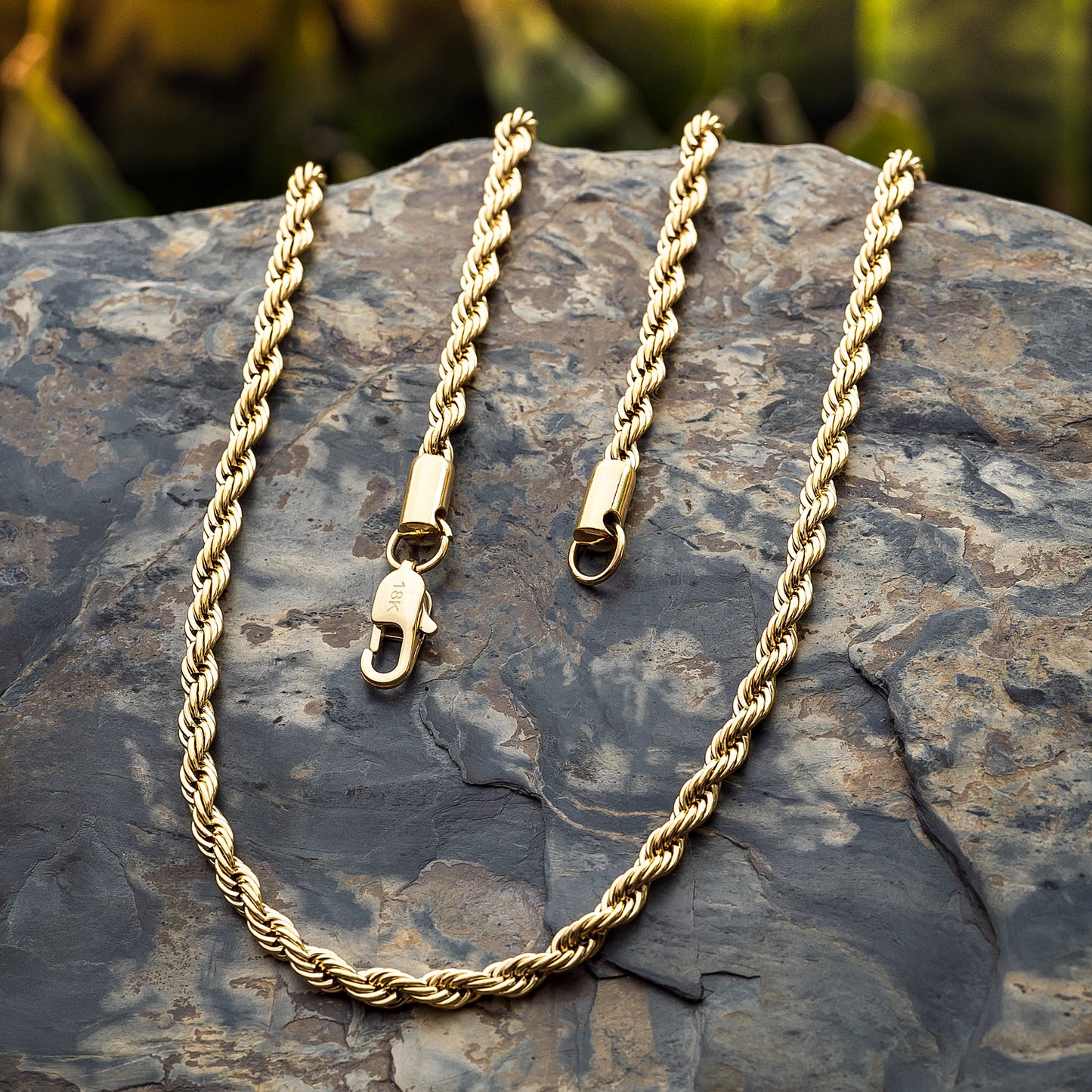 COMBO LAZO X3 - CADENA LAZO 4MM + PULSERA 4MM + DIJE CRUZ LAZO