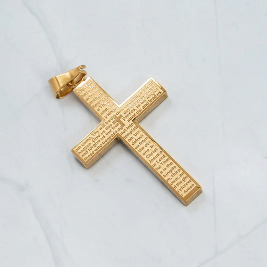 DIJE - CRUZ CON PADRE NUESTRO