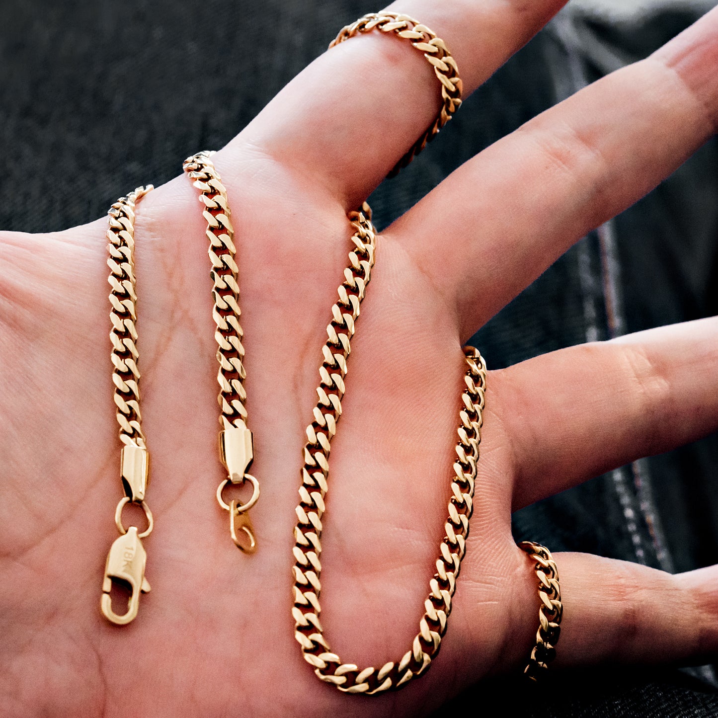 COMBO CUBANA X2 - CADENA + PULSERA