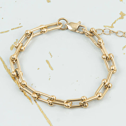PULSERA ANCLA — MUJER — 5MM
