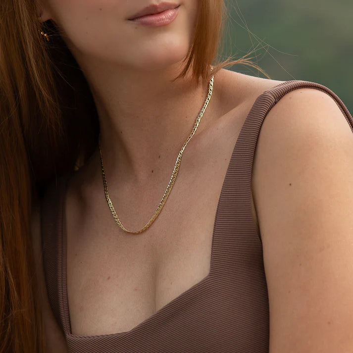 CADENA ENTRELAZADA — MUJER — 3MM