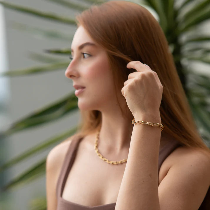 PULSERA ANCLA — 5MM — MUJER