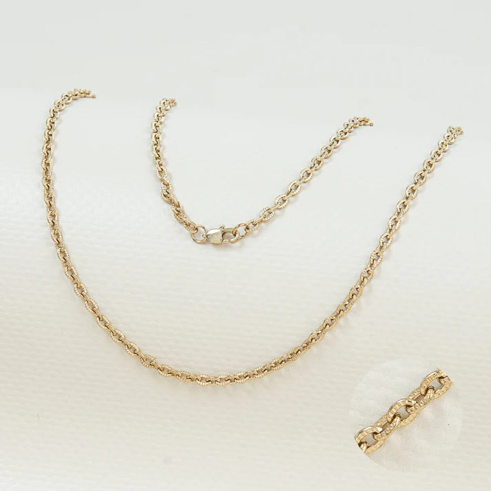 CADENA OVALO — MUJER  — 3MM