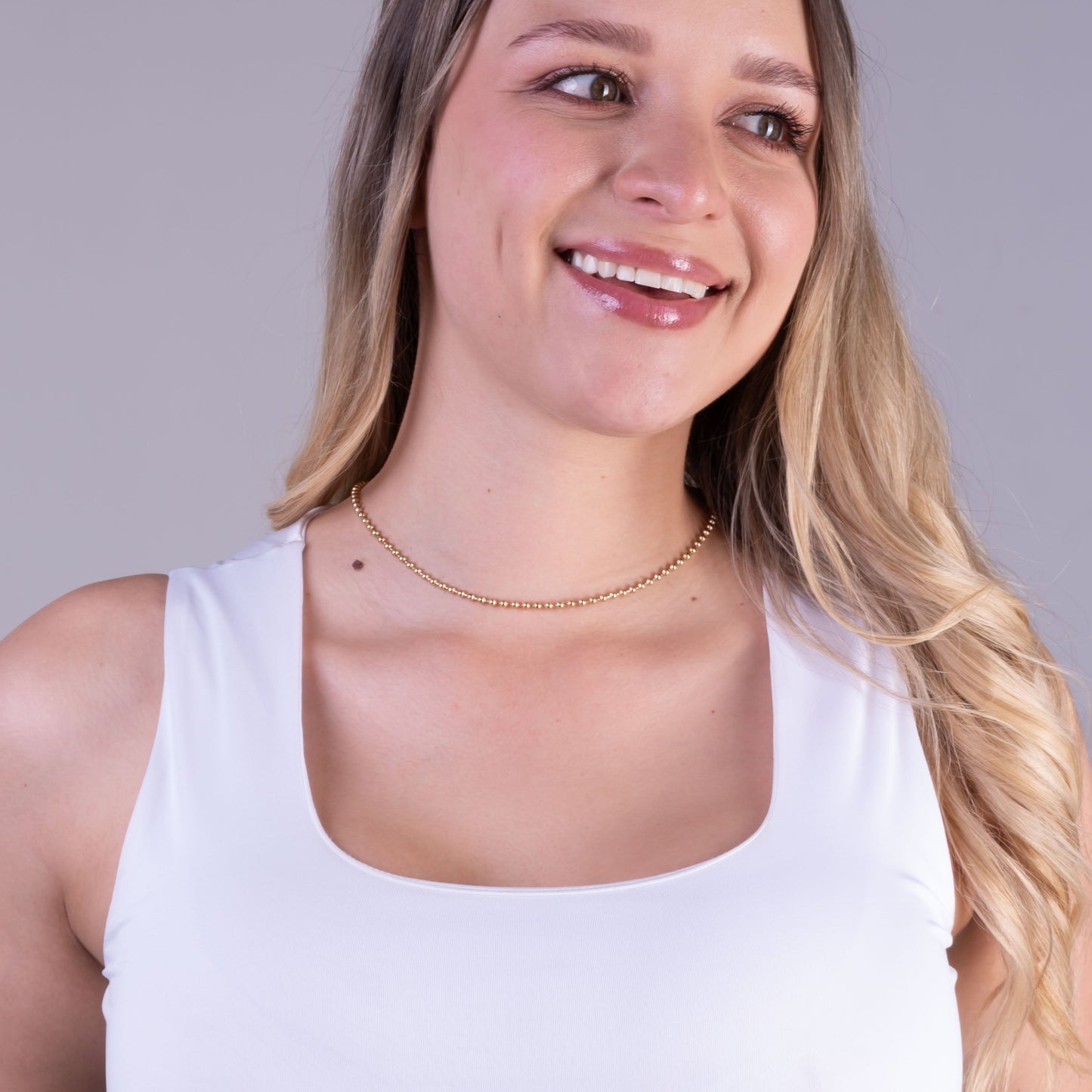 CADENA MILITAR — 3MM — MUJER