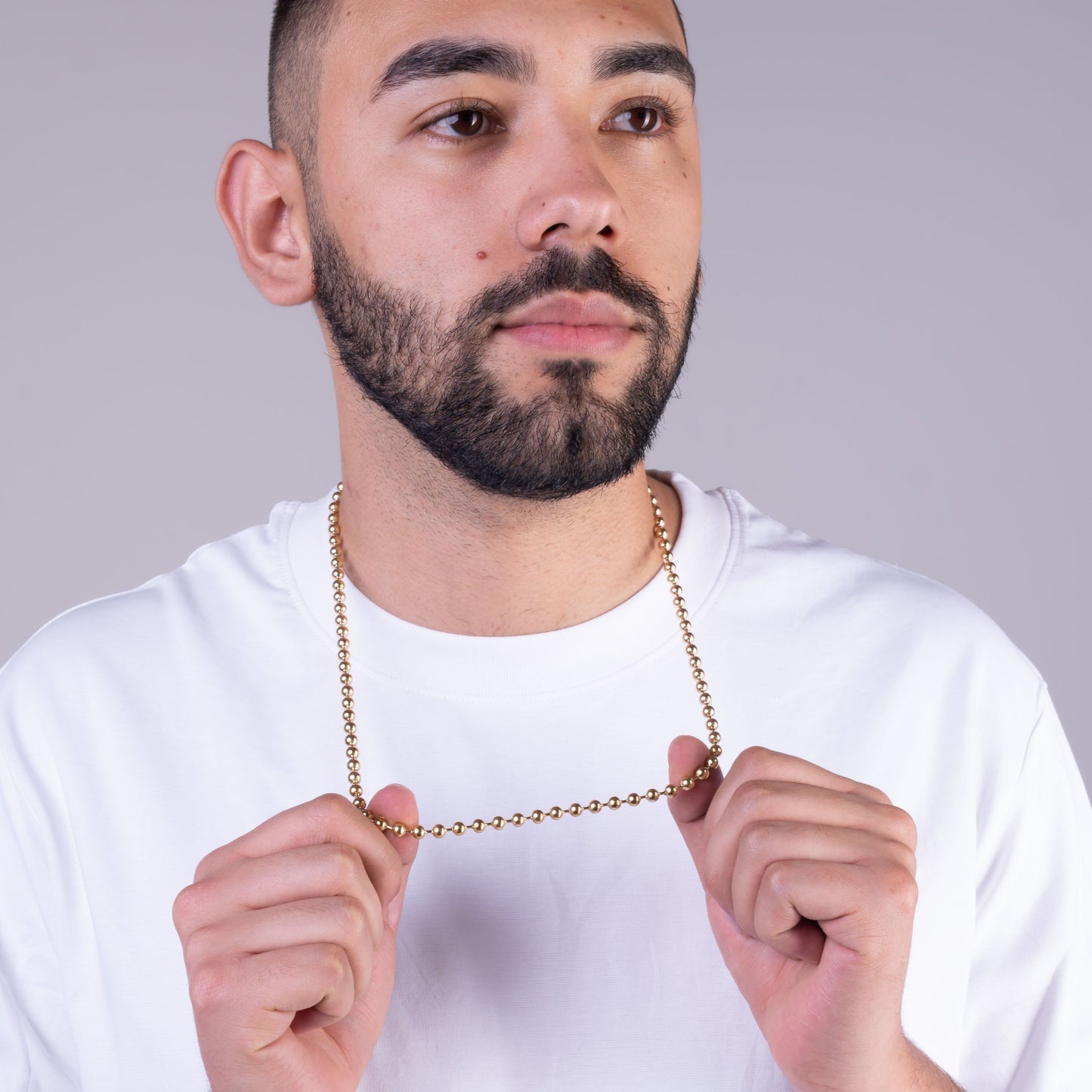 CADENA MILITAR — 5MM — HOMBRE