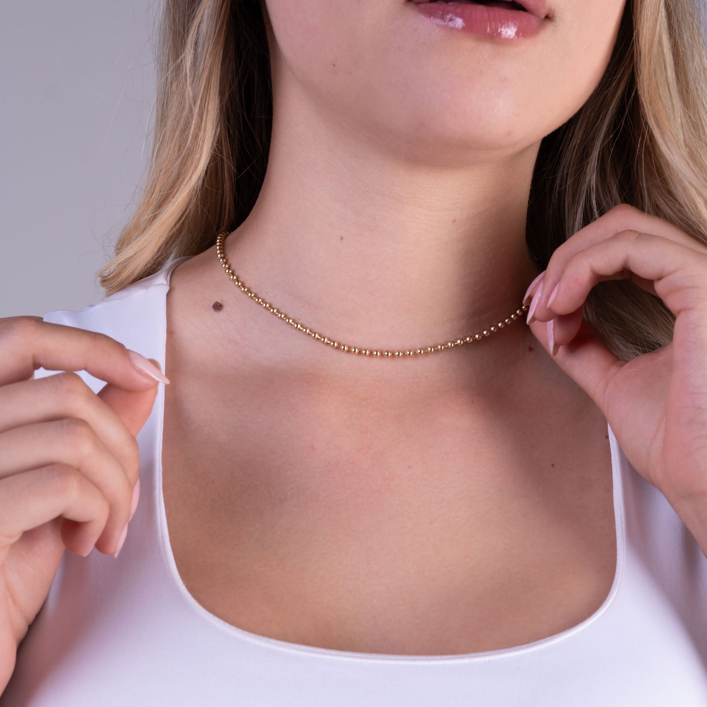 CADENA MILITAR — 3MM — MUJER