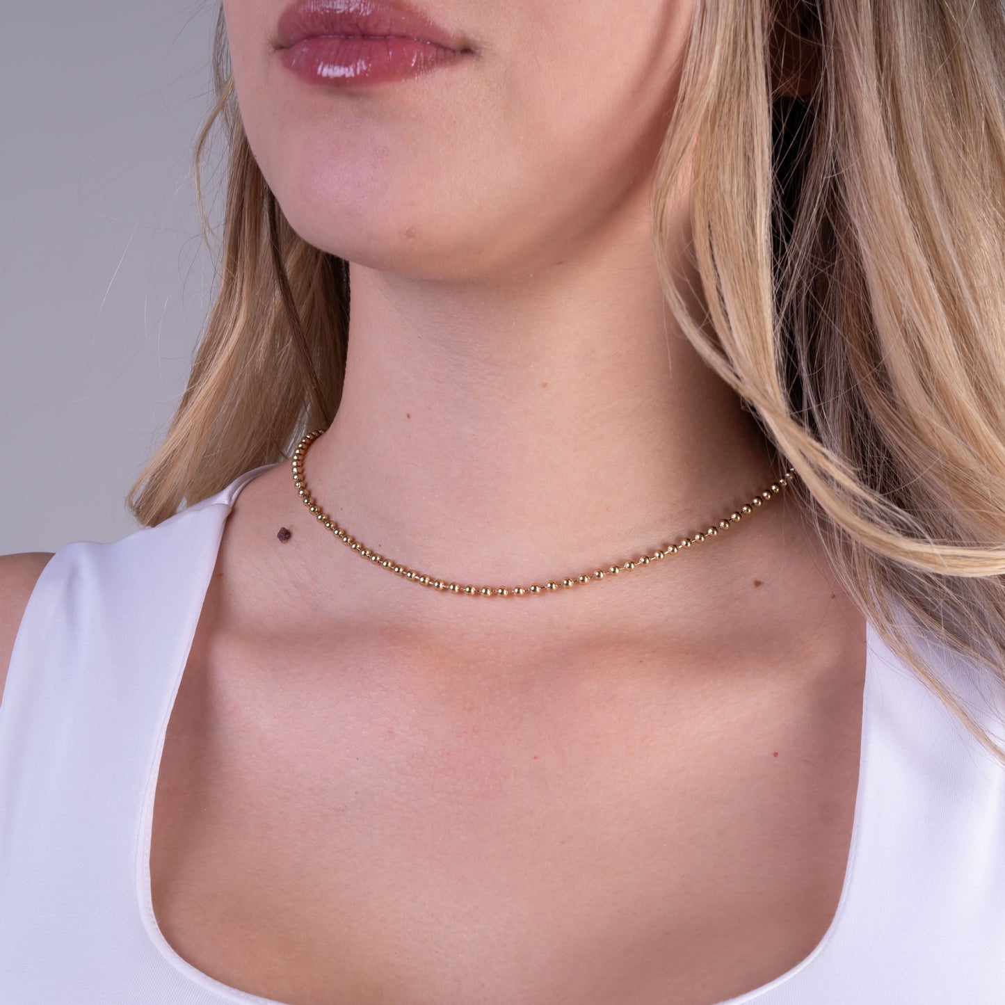 CADENA MILITAR — 3MM — MUJER