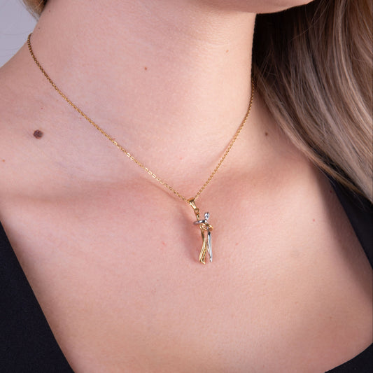 CADENA PAREJA — MUJER  — 2MM