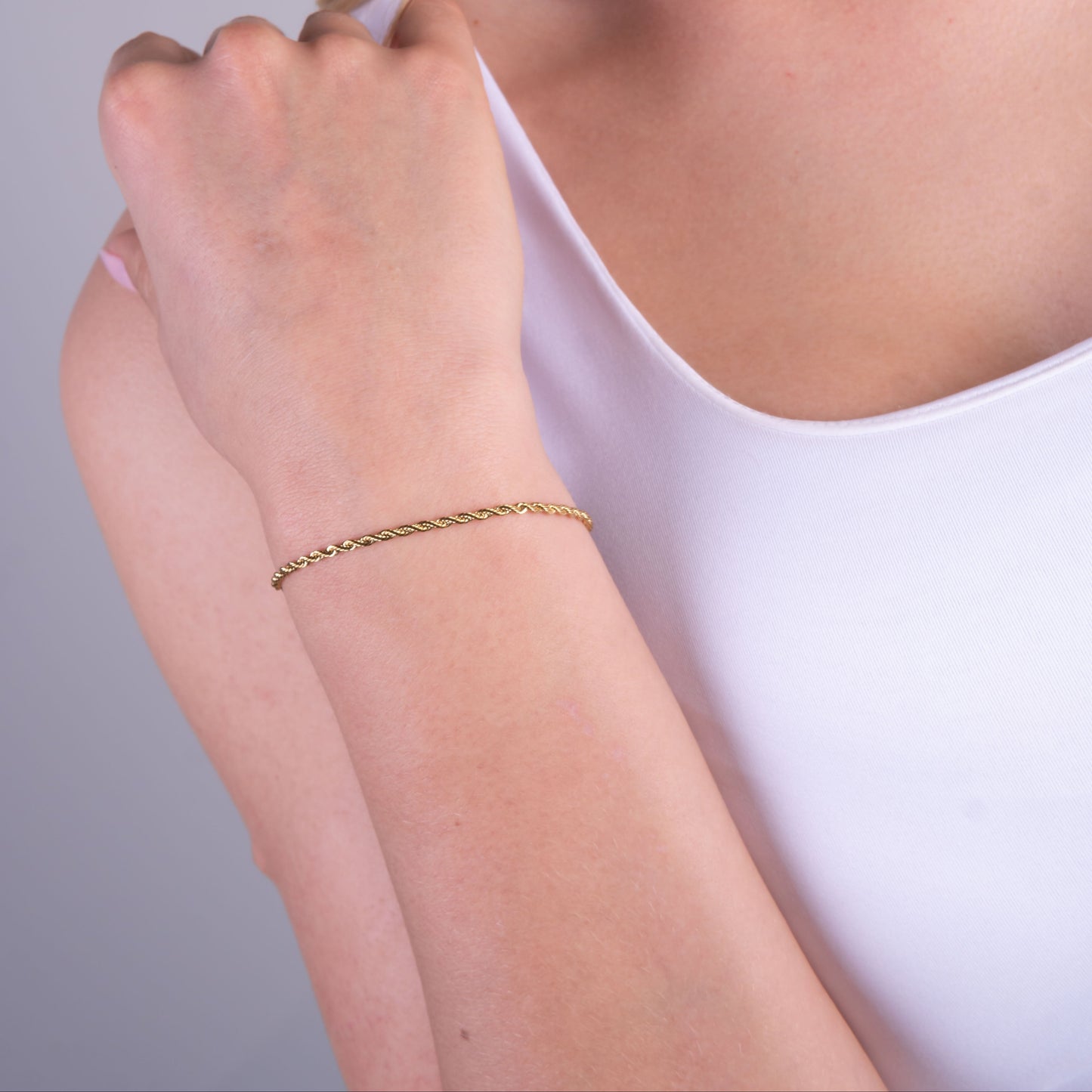 PULSERA LAZO — 2MM — MUJER