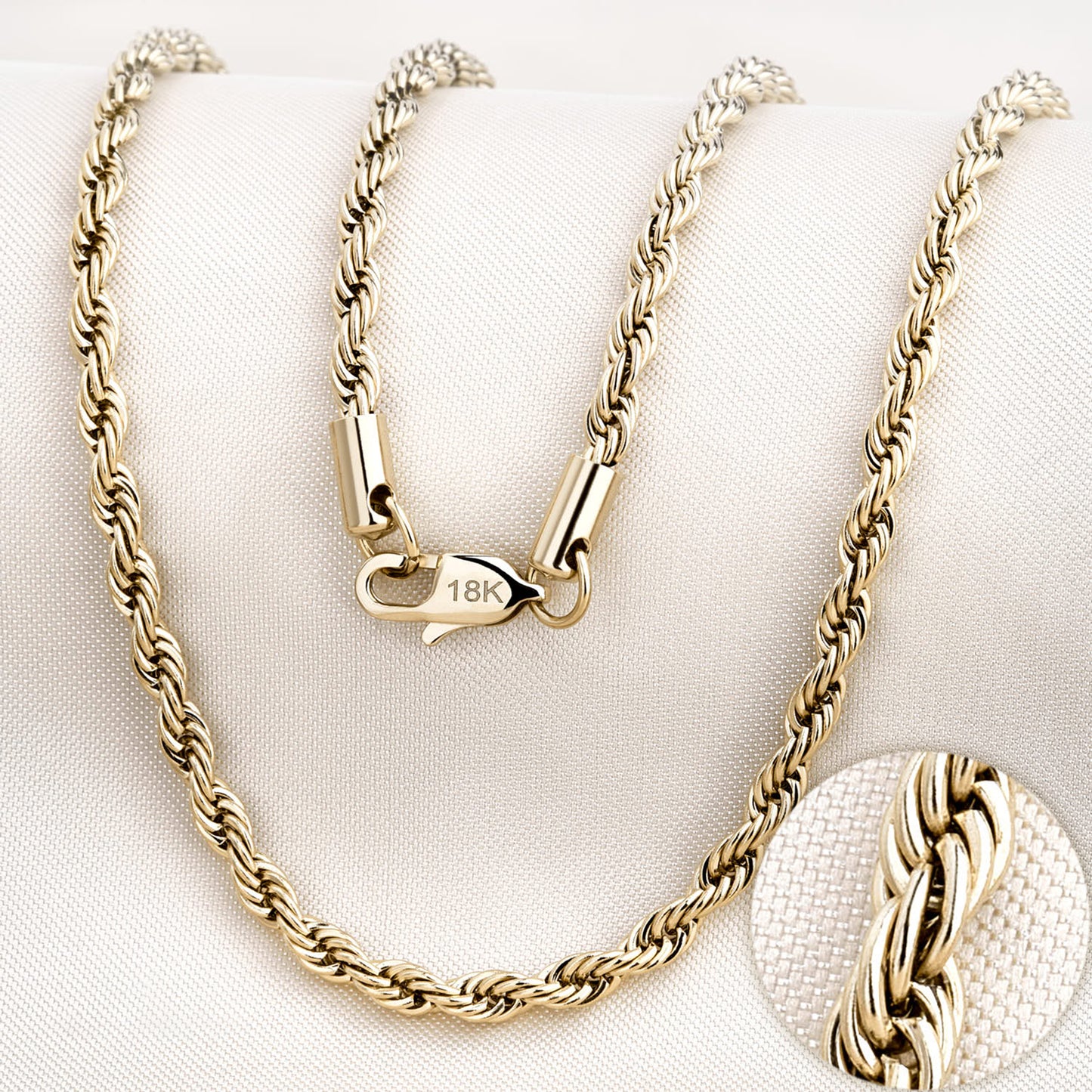 CADENA LAZO — MUJER — 3MM