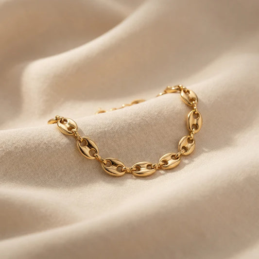 PULSERA GRANO DE CAFÉ — MUJER — 5.5MM