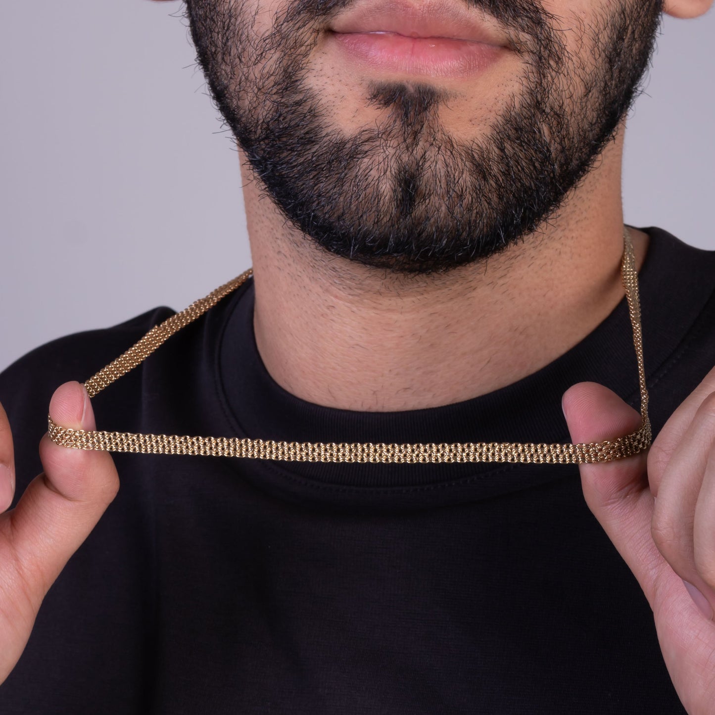 CADENA ROMA — HOMBRE — 4MM