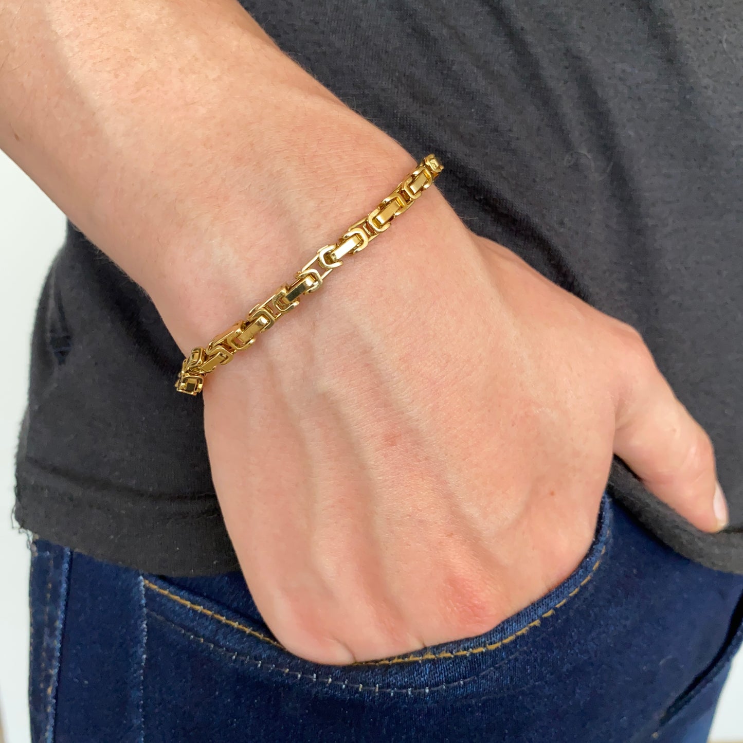 COMBO RÚSTICA X2 - CADENA + PULSERA