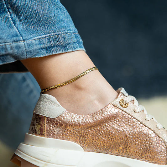 TOBILLERA SERPIENTE — (UNISEX) — 4MM