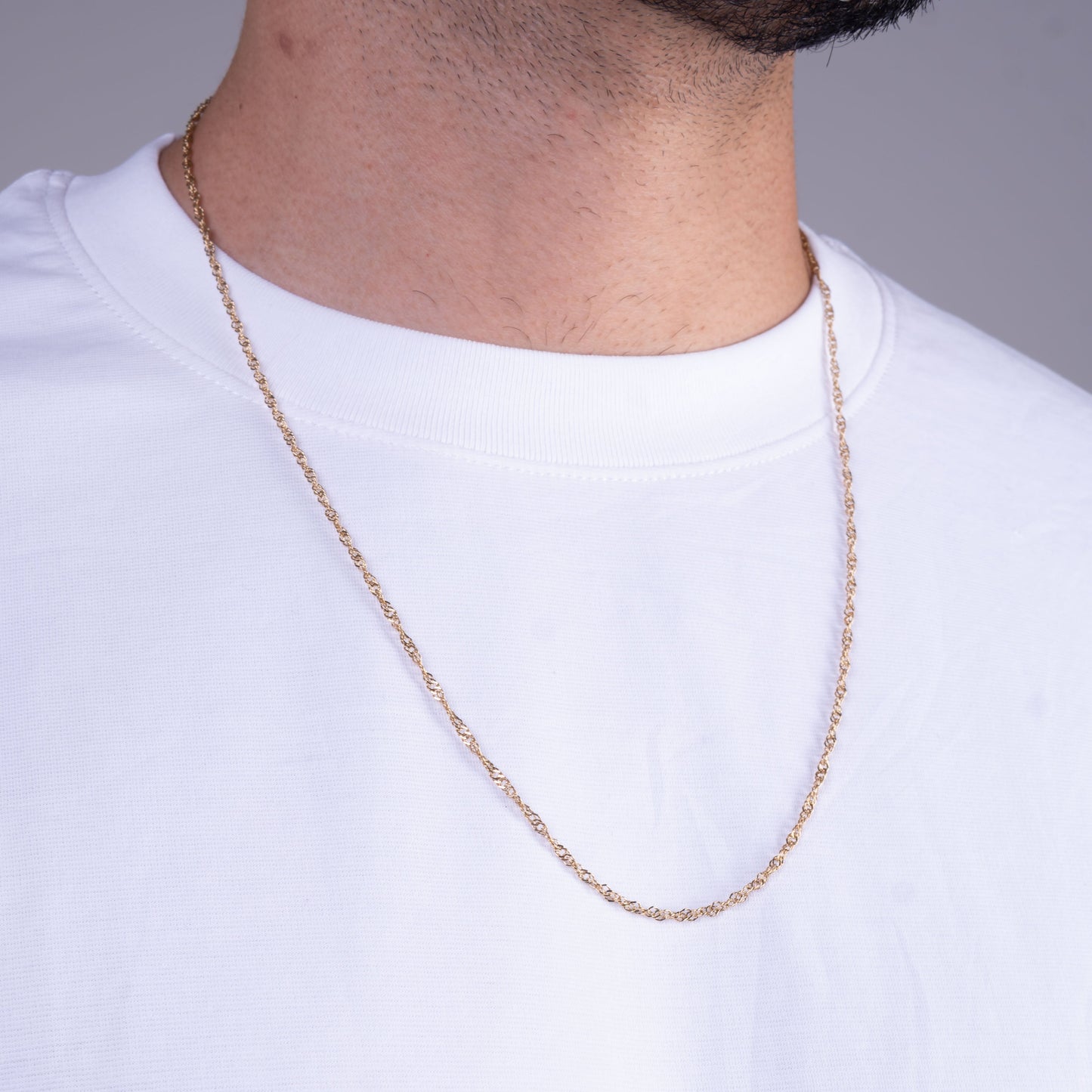 CADENA SINGAPÚR — HOMBRE — 2MM