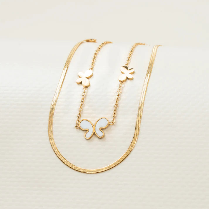 TOBILLERA MARIPOSAS — 3MM — MUJER