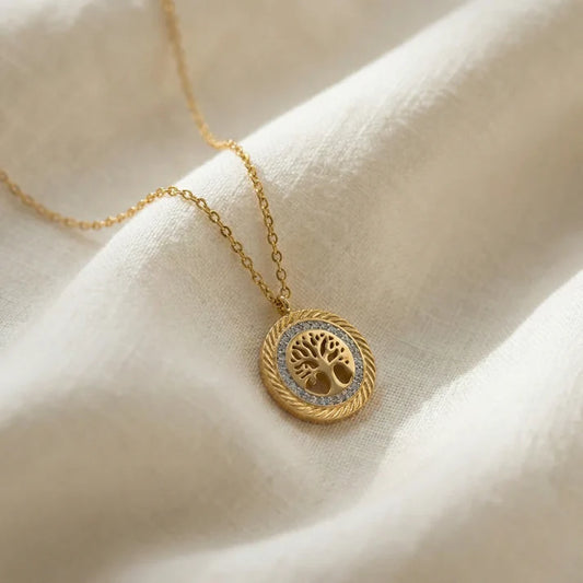 CADENA ARBOL DE VIDA — MUJER  — 2MM